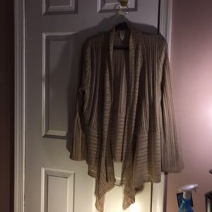 Stylish beige sweater great for layering